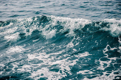 High angle view of sea
