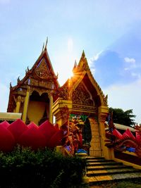 Temple against sky