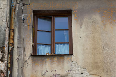 Window of old building