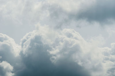 Low angle view of clouds in sky