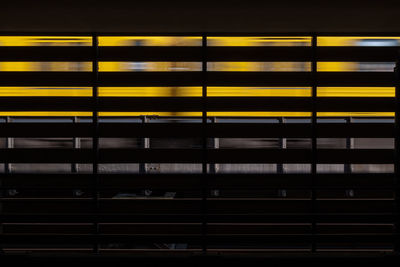 View of illuminated lights at night