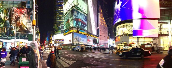 People at city street