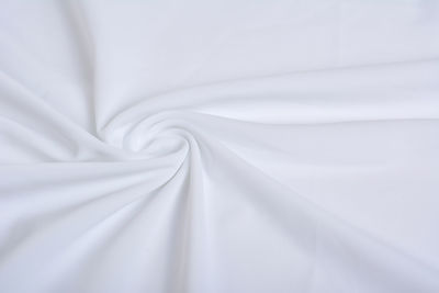 Full frame shot of white fabric