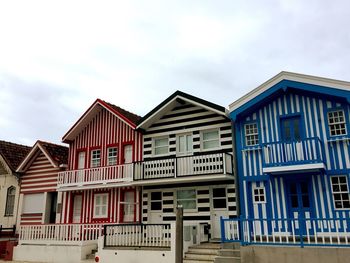 Built structures against the sky