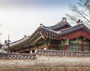 Temple against sky