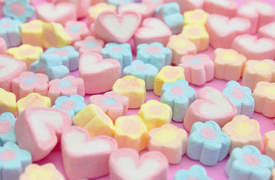 Full frame shot of multi colored candies