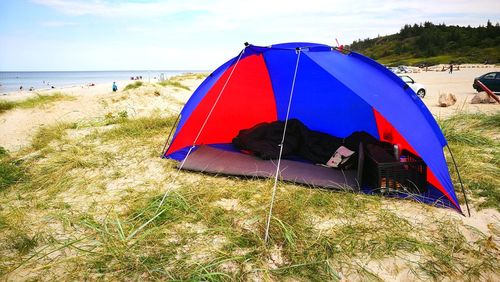 Tent on beach