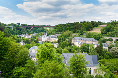 Urban vies of luxemburg city