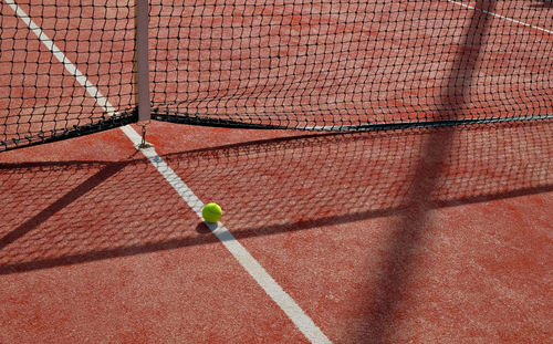 Full frame shot of tennis court