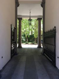 Entrance of building