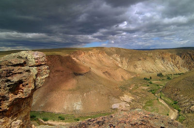 Scenic view of landscape against sky