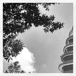 Low angle view of building against sky