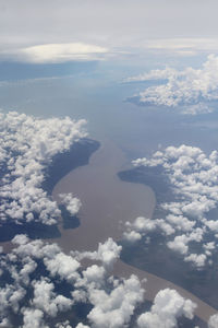 Low angle view of clouds in sky