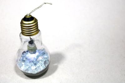 Close up of light bulb