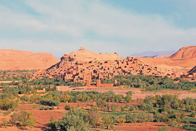 Kasbah ait ben haddou in the atlas mountains of morocco