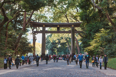 People in a park