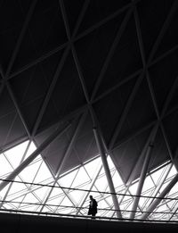 Low angle view of woman