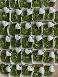 Full frame shot of containers