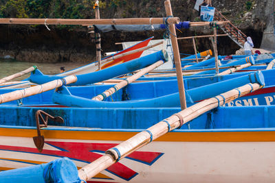 Beautiful and magnificent wooden boat