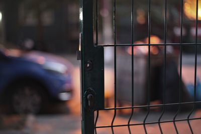 Key between car and garbage