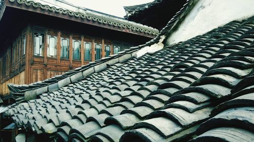 Low angle view of roof
