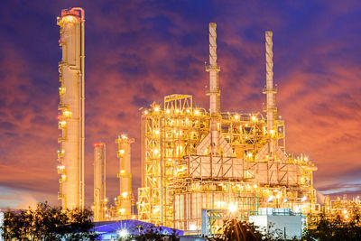 Oil refinery plant from industry zone.