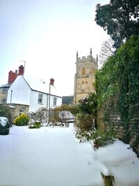 Houses in winter