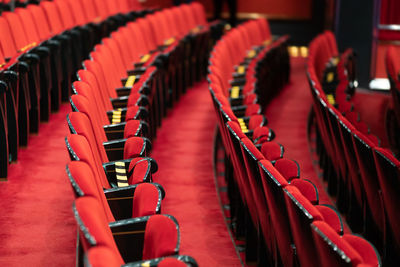 Corona measures on theater seats