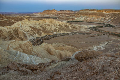 Zin gorge in the negev desert. israel.