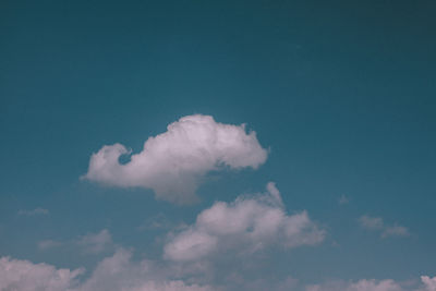 Low angle view of clouds in sky