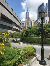 View of modern buildings in city