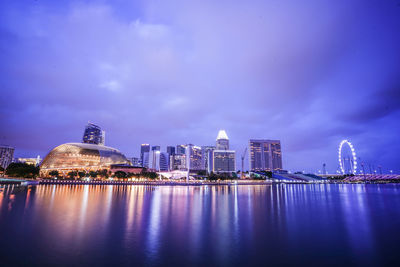 Magic hour at singapore