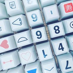 Full frame shot of tiled floor