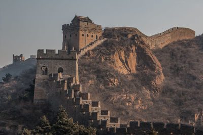 Shot of the great wall of china