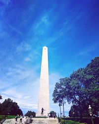 View of monument against blue sky