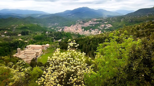 Scenic view of mountains