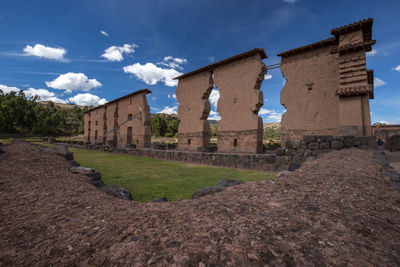 Old temple against sky