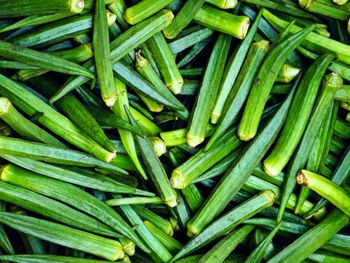 Full frame shot of ladyfingers