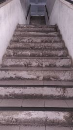 Low angle view of staircase in building