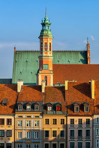 View of buildings in city