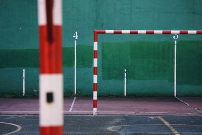 View of empty sports court