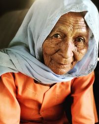 Portrait of old woman