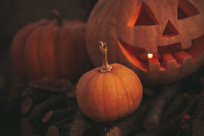 Close-up of pumpkin