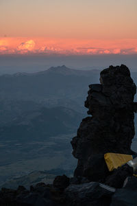 Volcan lanin - junin de los andes - argentina 