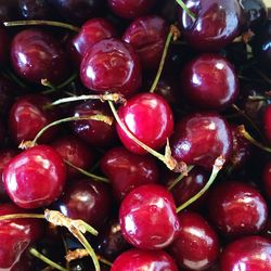 Full frame shot of strawberries