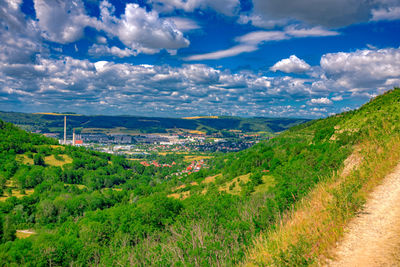 Scenic view of landscape against sky