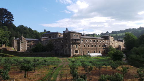 Built structure with trees in background