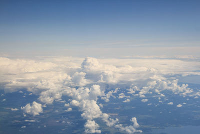 Low angle view of clouds in sky