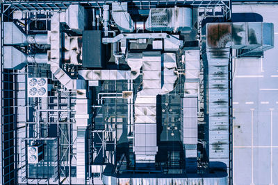 Digital composite image of modern building