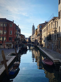 Boats in canal